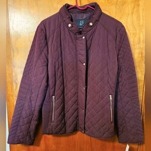 New York & Company Quilted Coat XL